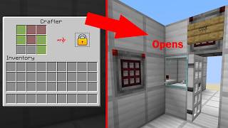 Crafter keypad combination lock Minecraft (512 combinations)