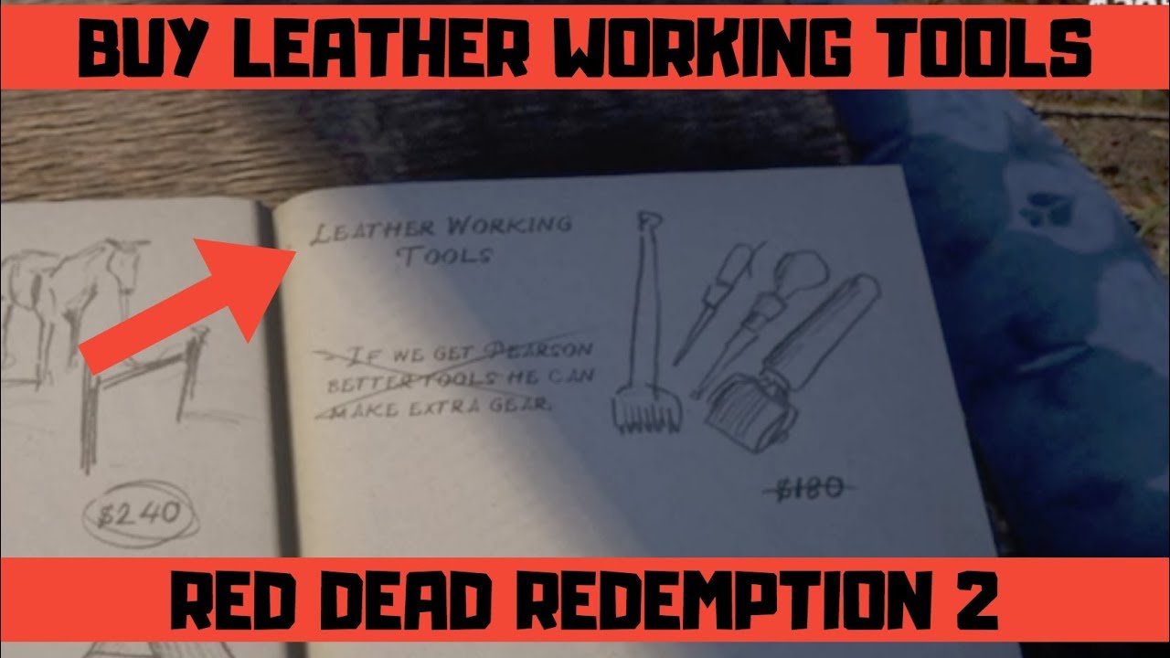 Red Dead Redemption 2 Where To Buy Leather Working Tools Purchase Upgrade Youtube Red Dead Redemption 2 Where To Buy Leather Working Tools Purchase Upgrade Youtube