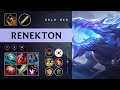 Renekton Mid vs Orianna - KR Grandmaster Patch 25.23