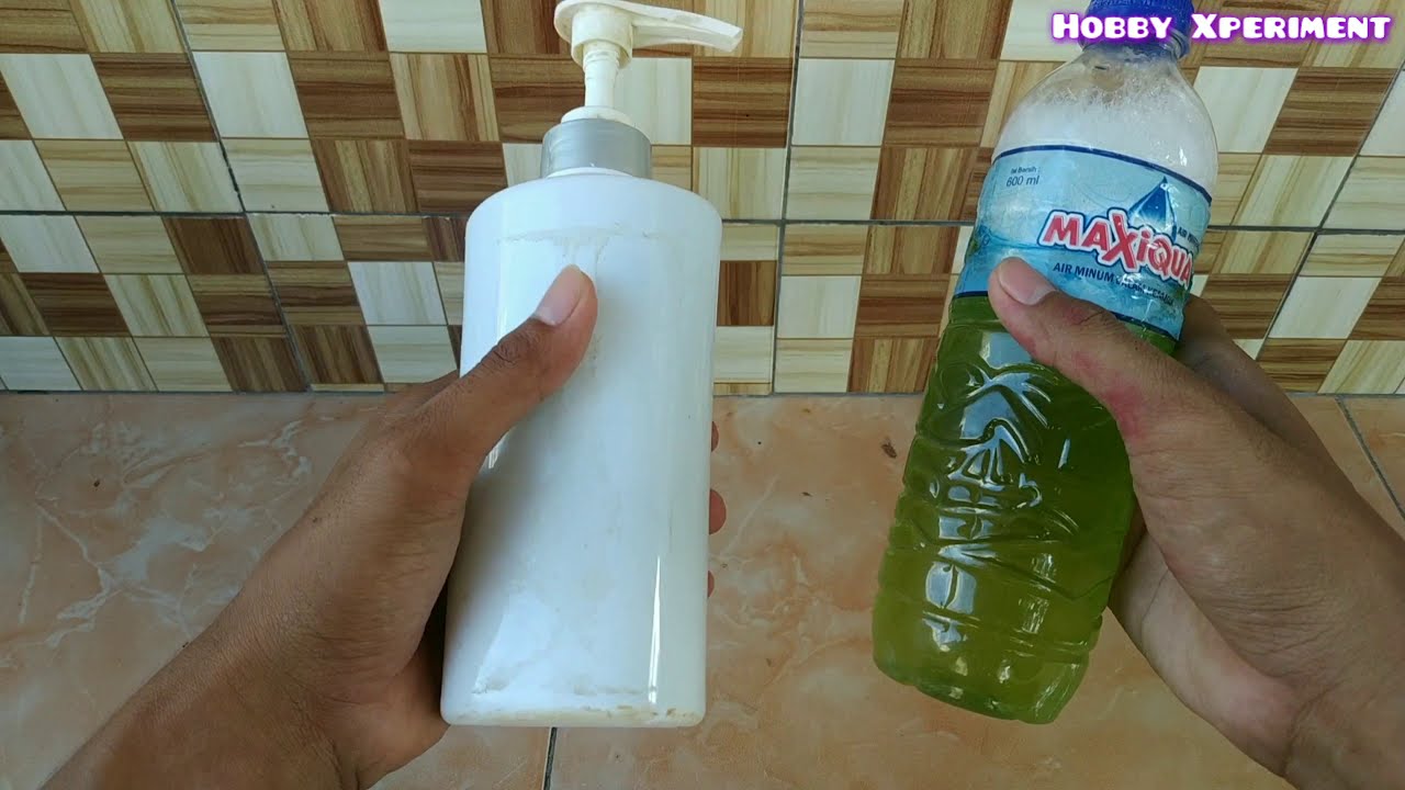  Cara  membuat  sabun  Pencuci Tangan HAND SOAP dari  Daun  