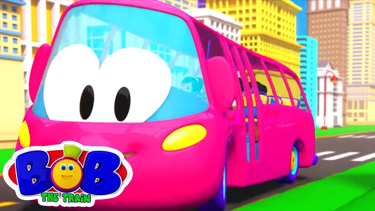 ⁣Колеса на автобусе | Обучающие видео | Bob The Train Russia | песенка для детей | Детские стишки