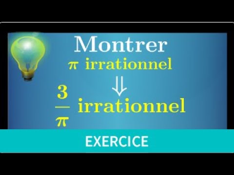 Montrer qu'un nombre