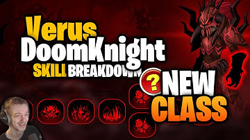 Verus DoomKnight CLASS Skill Breakdown! AQW (Better VHL?)