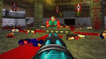 Brutal Wolfenstein 3D - Episode 3: Die, Führer, Die! - Floor 3-9 (2014) [DOOM II MOD] | 4K/60