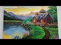 Beautiful Scenery Painting | Acrylic Painting | Drawing