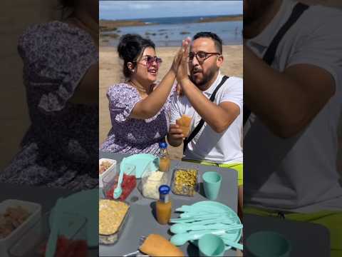 اول تبحيرة في هاد الصيف مع زوجي حبيبي  