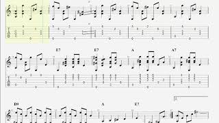 Windy And Warm - Chet Atkins - Fingerstyle Guitar TAB