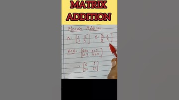 Matrix Addition #shortsfeed #short #shorts  #matrix addition#addition#matrix #maths #trending #viral