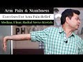 Exercises for Arm Pain and Numbness in Hands-Nerve Compression-Median, Ulnar, Radial Nerve Stretch