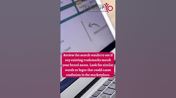 How to check Trademark Availability | StartupYo