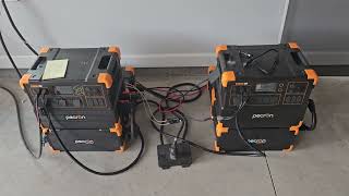 Pecron E3600LFP 240V Off-Grid Testing 0%-100% with Gas Generator and Solar!
