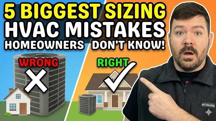 5 BIGGEST Sizing HVAC Mistakes Homeowners Don't Know!