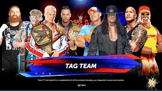 CHAMPIONS vs. LEGENDS | 4v4 Tag Team Elimination Match | WWE 2K24