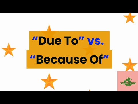'Due To' vs.