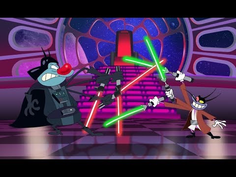 🌟star-wars-compilation🌟:-oggy,-zig-&-sharko!-cartoons-for-children-💙-2018