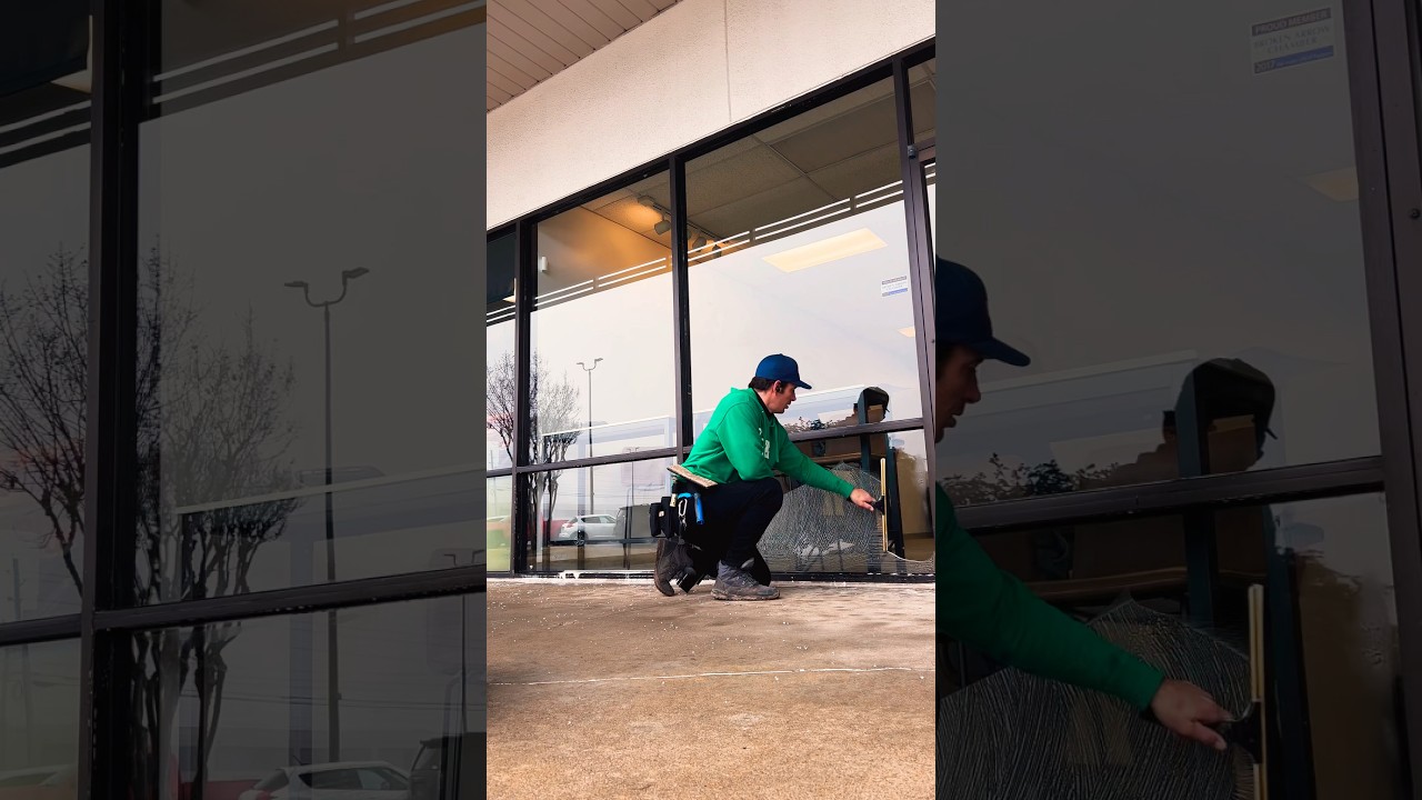 Storefront window cleaning 