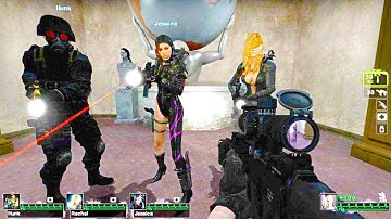 Left 4 Dead 2 - Resident Evil 2 - Side B Custom Campaign Gameplay Walkthrough