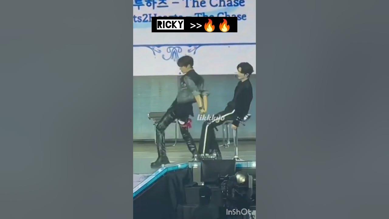 and he's SITTING DOWN😳🔥 bass down low!! #ricky #zb1 #kpop #shorts #hanbin