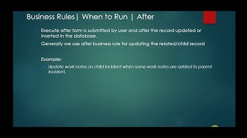 After Business Rule [ServiceNow]