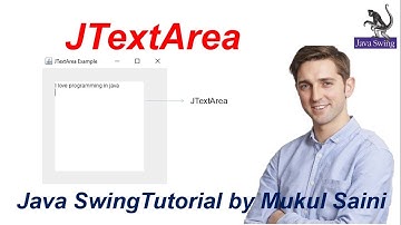 #7 Java Swing Tutorial | JTextArea in Java Swing