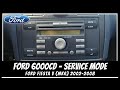 FORD 6000 CD MODE SERVICE 💿