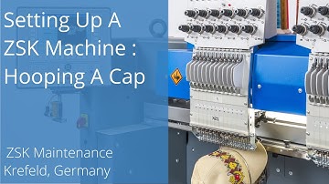 Setting Up A ZSK Machine: Hooping A Cap