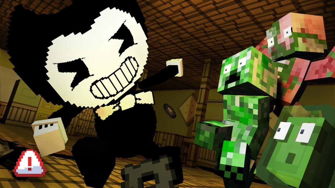 monster school bendy and the ink machine minecraft animation youtube monster school minecraft school minecraft