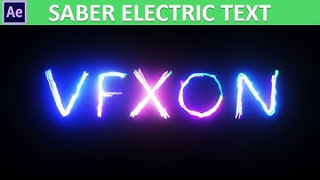 After Effects Saber Electric Text Intro Tutorial