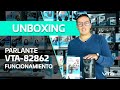 UNBOXING Parlante recargable Bluetooth | 5W RMS Luces LED multicolor | soporte y manija | VTA-82862