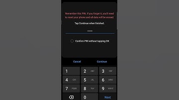 How to set Lock Screen and Backup Pin on Android phones