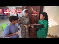 بنت صغيرة تقلب البيتزا على الأرض شوف حصل أية 