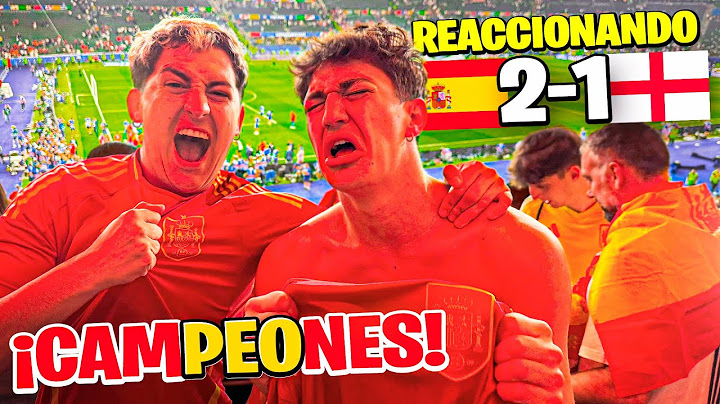 REACCIONANDO al ESPAÑA 2-1 INGLATERRA *somos campeones de Europa*