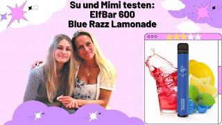 Su and Mimi test for you: ELFBAR 600 Blue Razz Lemonade Vape