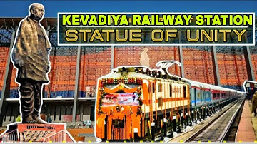 Kevadiya Railway Station // Statue of unity // RAIL TIME