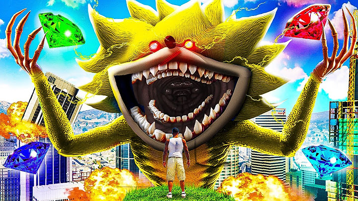 Evolving SUPER SHIN SONIC in GTA 5
