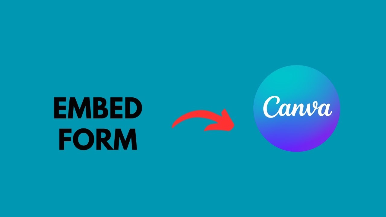 How to Add and Embed a Google Form on Your Canva Website? - YouTube