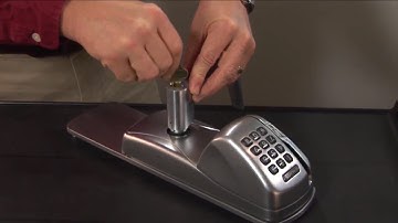 Schlage CO Electronic Locks: 993 Exit Trim Installation
