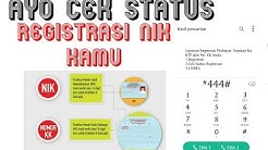 CARA CEK NIK KITA TERDAFTAR UNTUK BERAPA NOMOR REGISTRASI - Durasi: 3.50. 