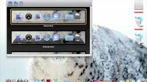 Customize Snow Leopard Dock!