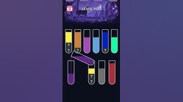 #water #sort #puzzle #game #solve #level #1043