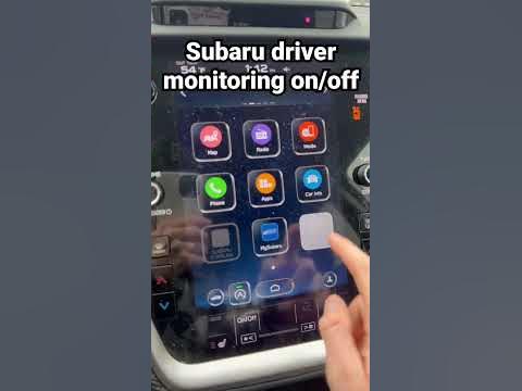 How to turn ON/OFF Subaru driver monitoring on Subaru Outback/Legacy
