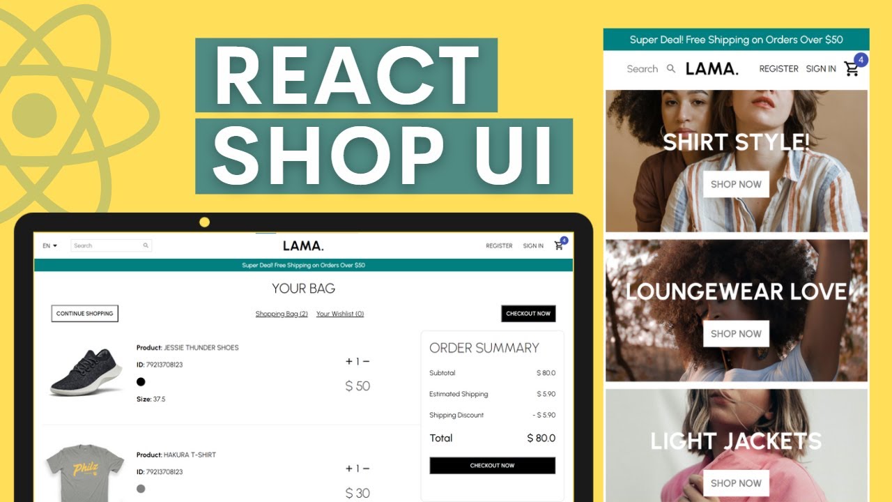 E-commerce Website Using React