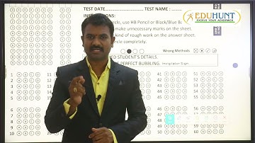 5. OMR SHEET BUBBLING | What not to do| eduhunt all programmes |