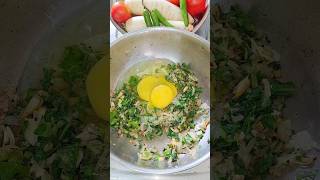 Delicious Radish Leaves with Egg Recipe | Radish Recipe #shorts #youtubeshorts #trendingshorts