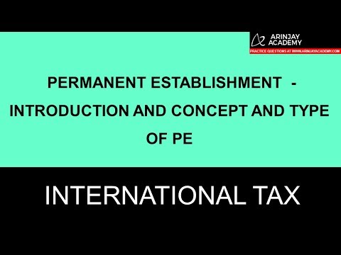 Permanent Establishment Business Connection -Deemed income- Meaning Sec 9(1) - International Tax