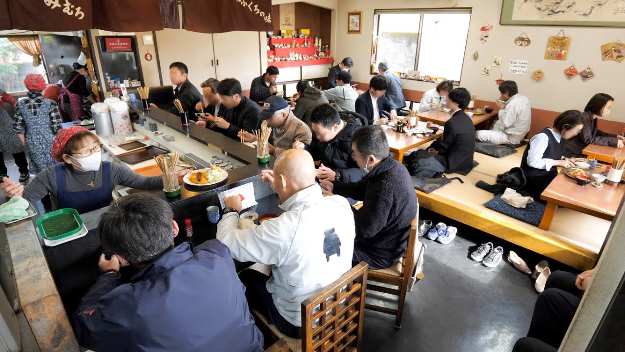 【臨時休業】３時間で１００人が殺到！６００円食堂で県職員を支える８３歳の働き者おばあちゃん丨Japanese Good Old Diner