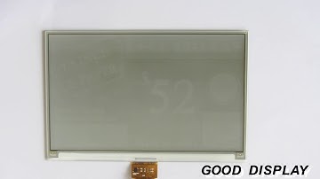 7.5 inch large size e-paper display module color e-ink yellow GDEW075C21