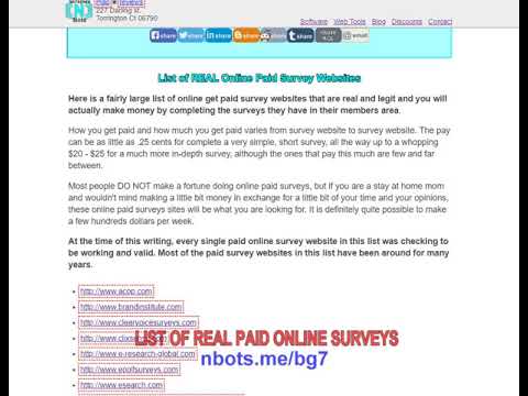 【List of LEGIT Online PAID SURVEY Websites 】【Coupon Money Saving Websites】 【Free App to Save on Gas】