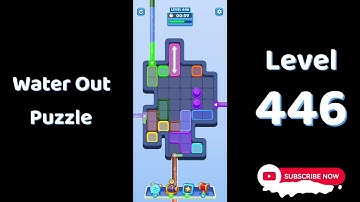 Water Out Puzzle Level 446 Walkthrough 💧 | Step-by-Step Solution | SolutionGuruji