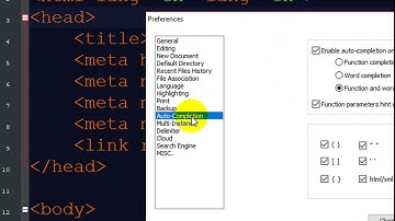 How To Enable Auto Completion In Notepad++